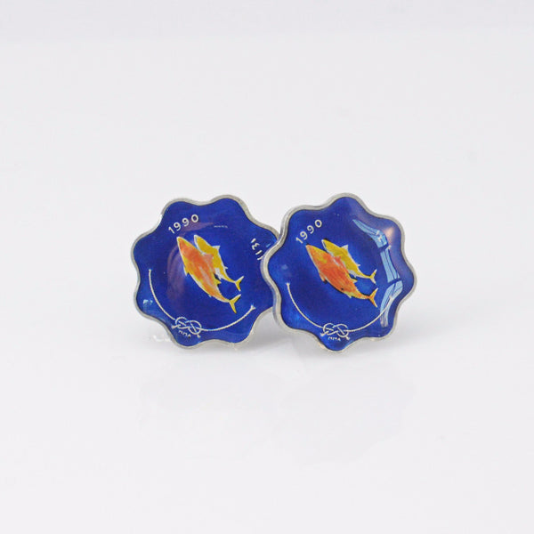 Painted Coin Cufflinks